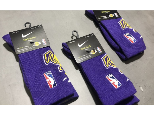 Nike Elite Crew NBA Los Angeles Lakers - Баскетбольные Носки