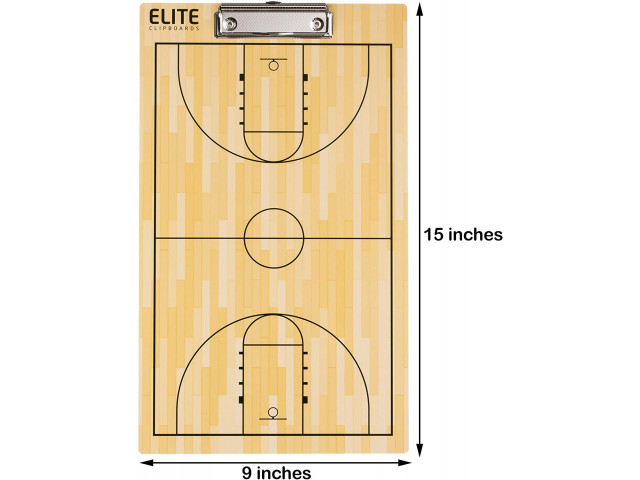 Elite Clipboards Dry Erase Coaches Clipboard - Баскетбольная Тренерская Доска