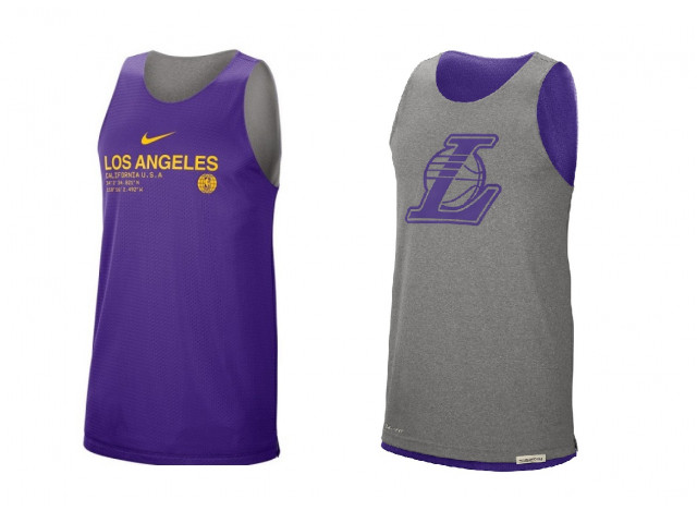 Nike Los Angeles Lakers Reversible Tank Standard Issue Courtside - Двухсторонняя Баскетбольная Майка