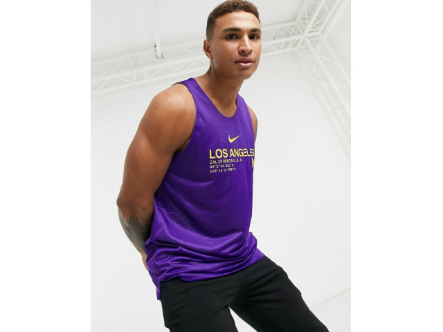 Nike Los Angeles Lakers Reversible Tank Standard Issue Courtside - Двухсторонняя Баскетбольная Майка
