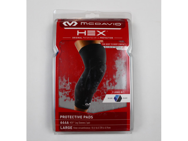 McDavid Hex Reversible Leg Sleeve - Компрессионный наколенник с защитой(2 штуки, двухсторонние) 