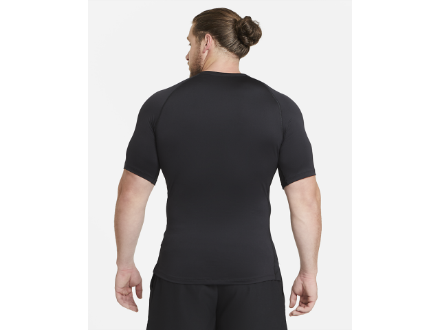 Nike Pro Men's Tight-Fit Short-Sleeve Top - Компрессионная Футболка
