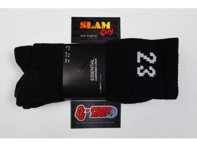 Jordan Essentials Crew Socks (3 Pairs) - Баскетбольные носки (3 пары)