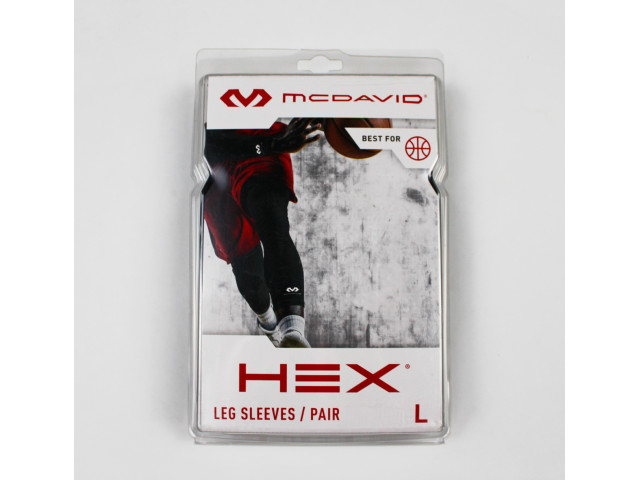 McDavid Extended Compression Leg Sleeve with Hexpad - Компрессионный Наколенник с Защитой(пара)