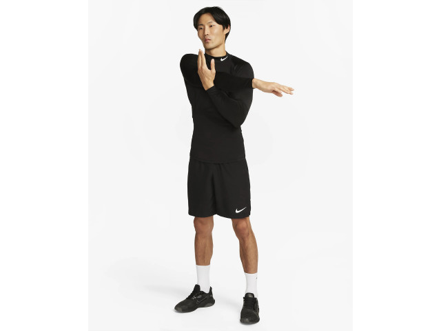 Nike Pro Men's Dri-FIT Fitness Mock-Neck Long-Sleeve Top - Компресійна Кофта